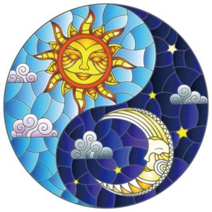 太陽と月