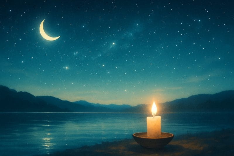 エネルギーアーカイブスのイメージ(月と灯り)