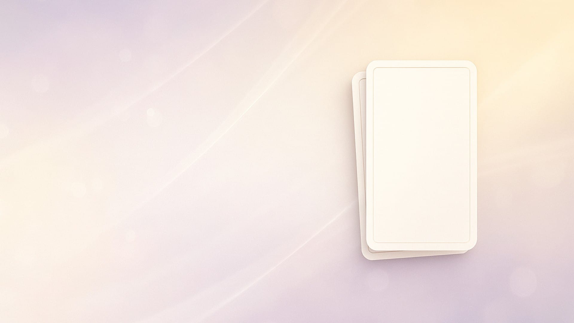 オラクルカードリーディング講座のイメージ（カードと光）